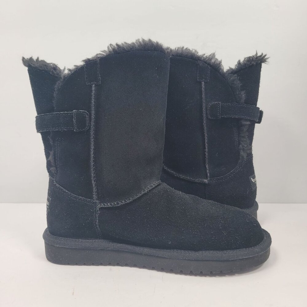 Koolaburra By UGG Women's Remley Short Black Suede Boots 1105792 US Size 6 - Picture 6 of 11